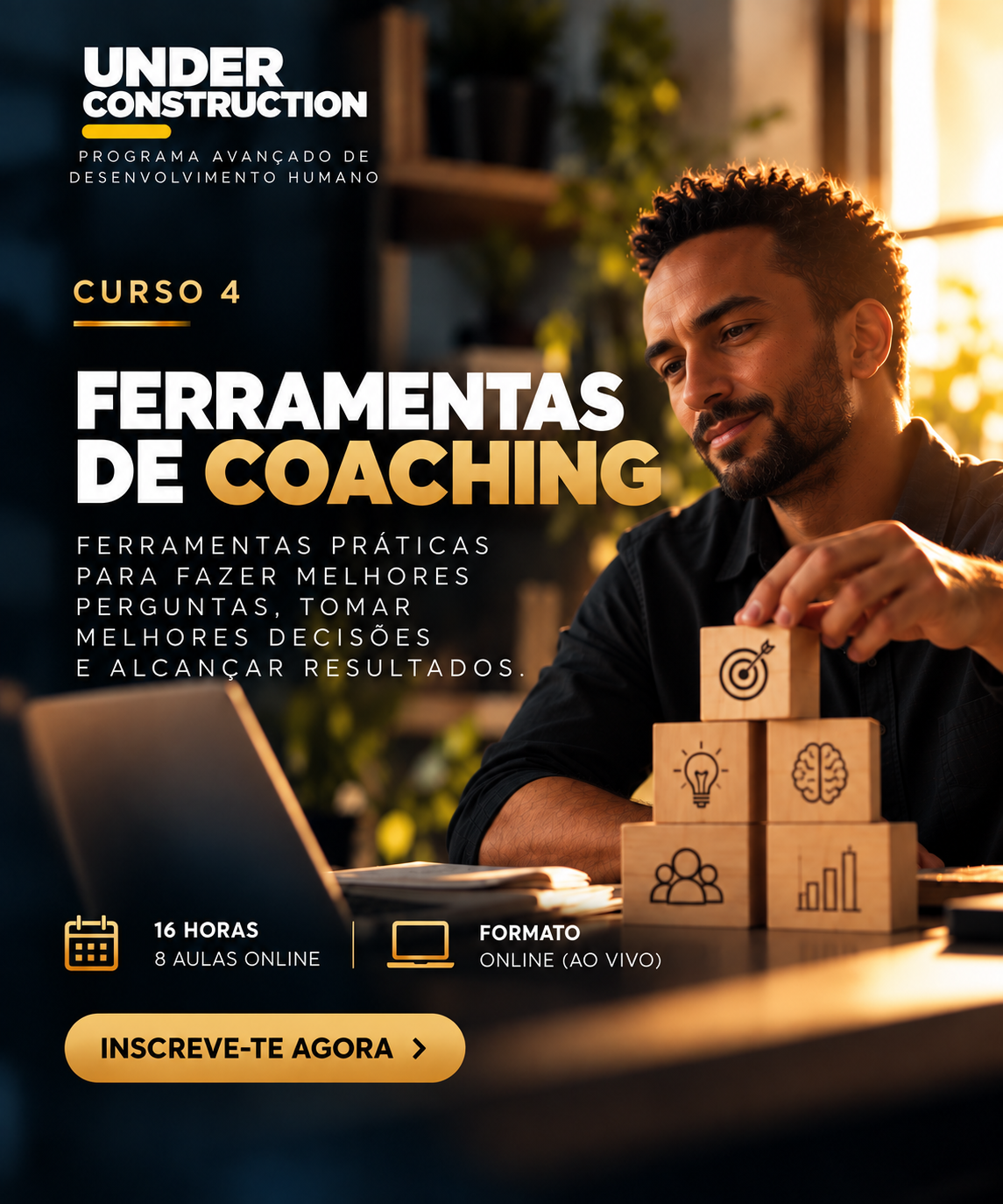 Imagem oficial do curso 04: Ferramentas de coaching